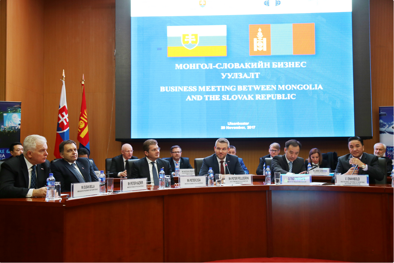 Slovensko a Mongolsko podpísali dohodu o hospodárskej spolupráci