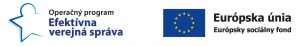 Logo OP EVS a EU Socialny fond