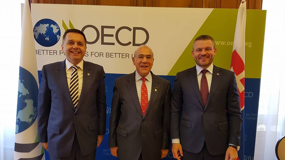 P. Pellegriniho prijal generálny tajomník OECD