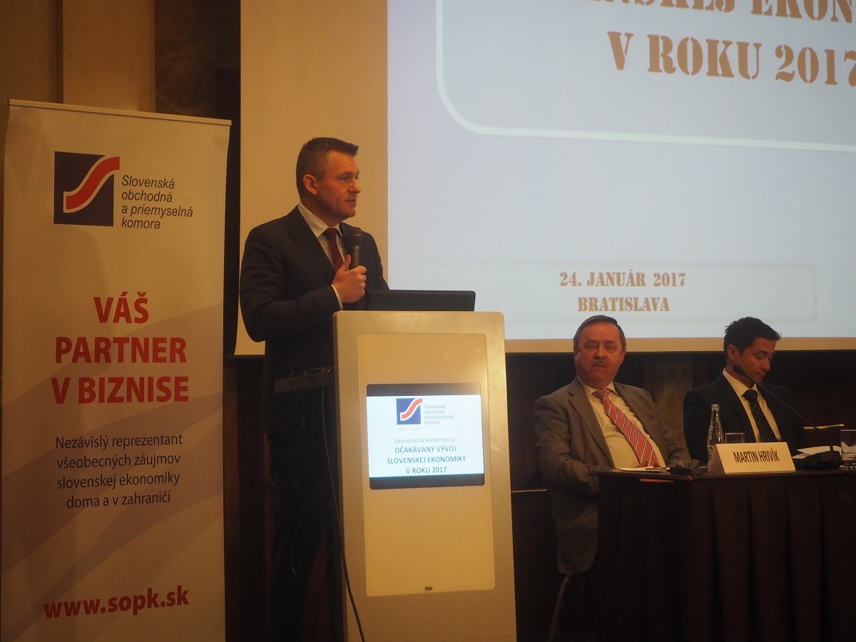 Podpredseda vlády vystúpil na konferencii Očakávaný vývoj slovenskej ekonomiky 2017