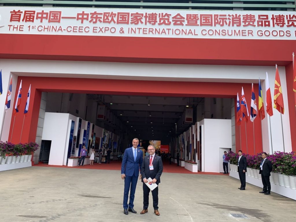 Richard Raši na veľtrhu China CEEC-Investment & Trade EXPO