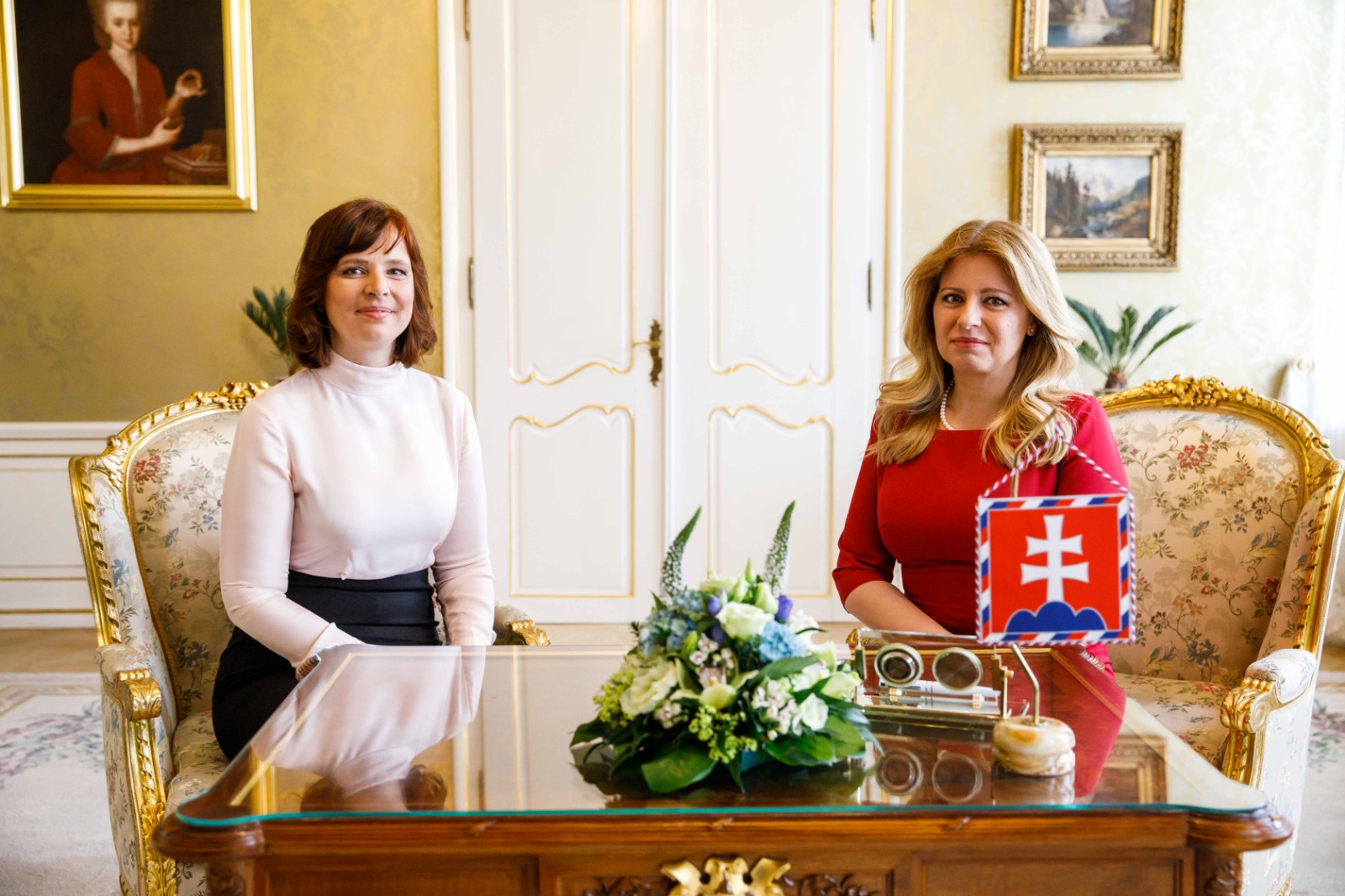 Vicepremiérku Remišovú prijala na prvom pracovnom rokovaní prezidentka Zuzana Čaputová