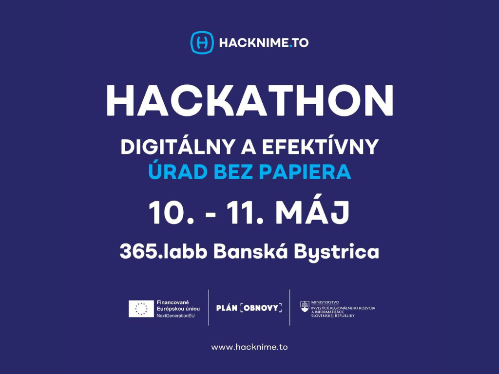 Hackathon tentokrát prináša inovatívne nápady do mesta pod Urpínom: Banskobystrický samosprávny kraj hľadá pomoc s riešením správy svojich dokumentov