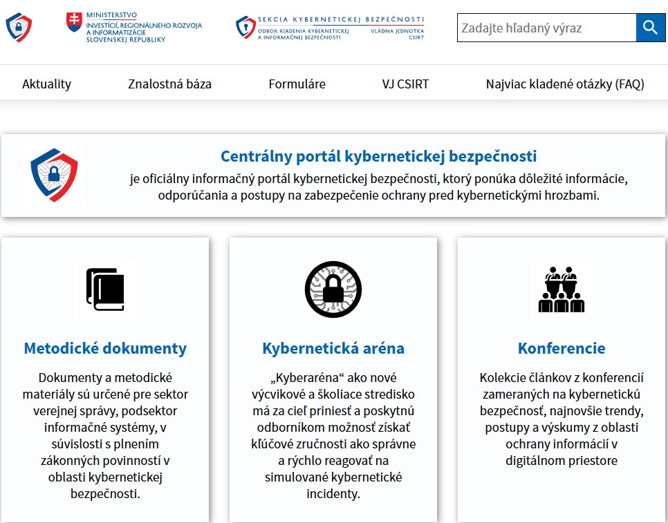 Štátny tajomník Ivan Ivančin: Nový Centrálny portál kybernetickej bezpečnosti posilní ochranu informačných systémov verejnej správy