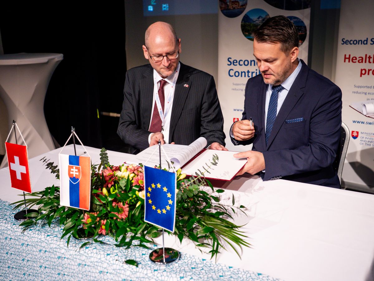 Slovensko a Švajčiarsko spúšťajú Program Zdravie za 16 miliónov eur