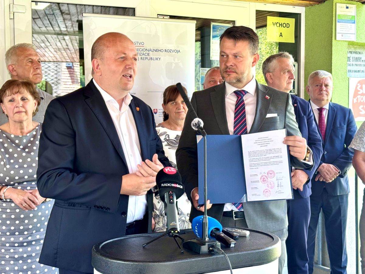 Minister Migaľ: Domašu ako zdroj pitnej vody musíme chrániť, 18 obcí v jej okolí čaká odkanalizovanie