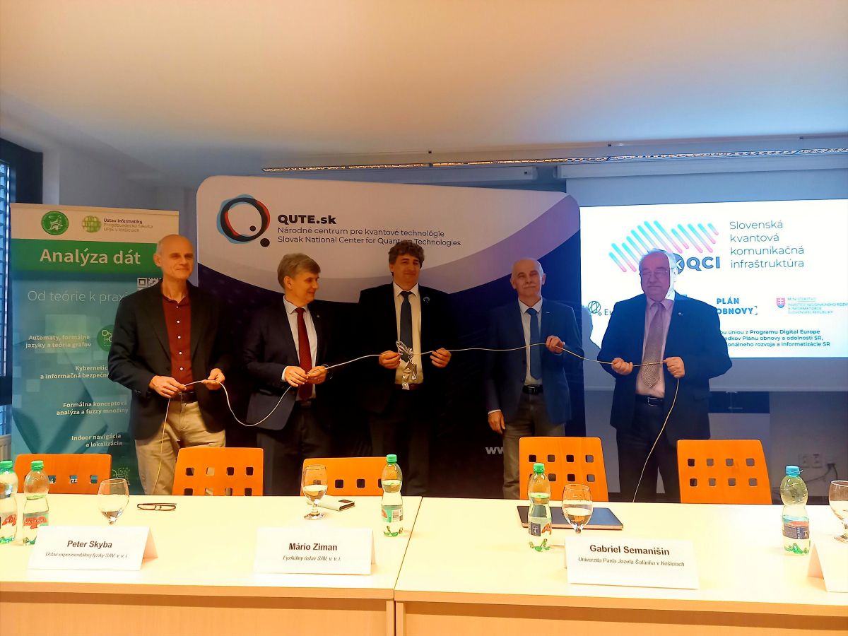 Prvá kvantová komunikačná linka medzi Košicami a Prešovom spustená
