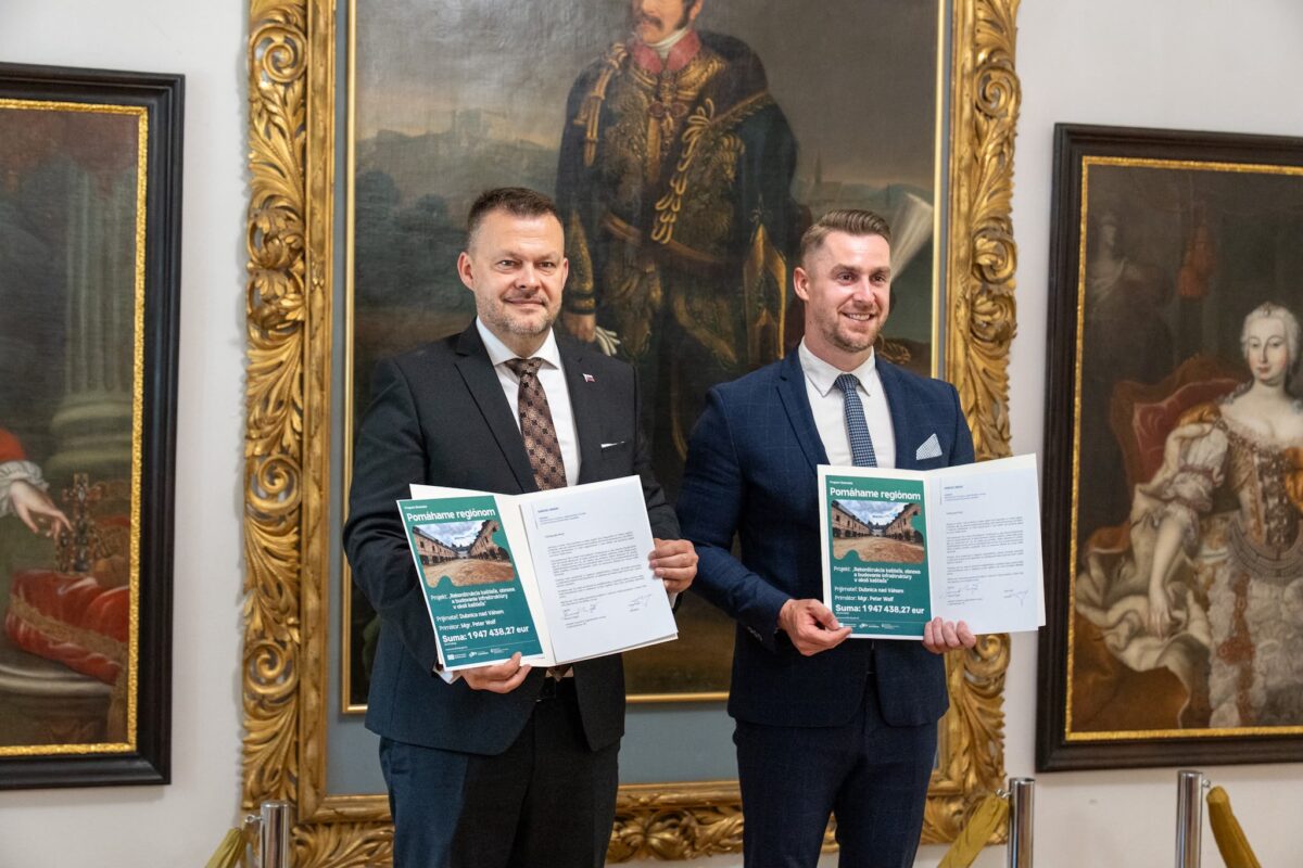 MIRRI podporí obnovu historického kaštieľa v Dubnici nad Váhom takmer dvomi miliónmi eur